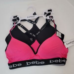 Bebe seamless bra 2 pack Black/Pink Size XL / 3X